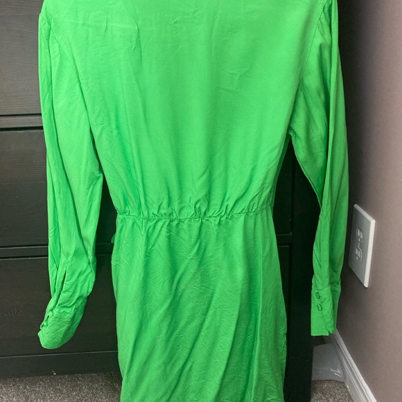 H&M Satin Mini Wrap Dress - Picture 4 of 6